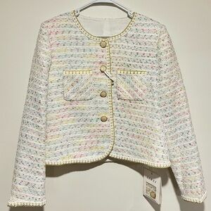 Women's Multicolor Tweed Jacket